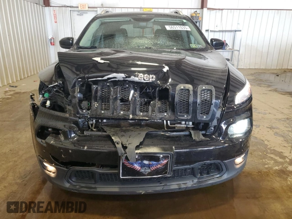 2018 Jeep Cherokee Latitude Plus with VIN 1C4PJMLXXJD514993, listed as a Copart auction lot 56511035 with 75,362 mi miles and Salvage title. Bid and sale history available at DreamBid. Image 5.