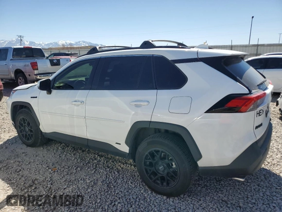 2021 Toyota RAV4 Hybrid XLE with VIN JTMRWRFV6MD559354, listed as a Copart auction lot 50803455 with 56,604 mi miles and Salvage Title. Bid and sale history available at carsss.com. Image 2.