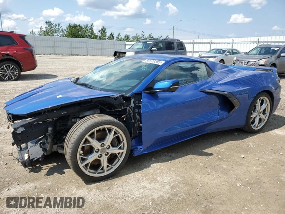 2020 Chevrolet Corvette 3LT with VIN 1G1Y83D41L5109190, listed as a Copart auction lot 60976365 with 28,119 mi miles and Salvage title. Bid and sale history available at DreamBid. Image 1.