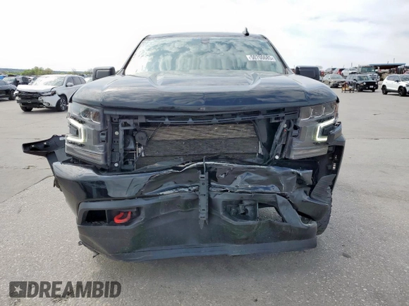 2021 Chevrolet Silverado 1500 LT Trail Boss with VIN 3GCPYFEDXMG373702, listed as a Copart auction lot 50700685 with 47,272 mi miles and Salvage Title. Bid and sale history available at DreamBid. Image 5.