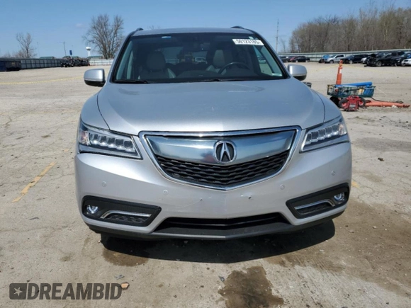 2014 Acura MDX Advance with VIN 5FRYD4H87EB024392, listed as a Copart auction lot 50123185 with 107,802 mi miles and Salvage Title. Bid and sale history available at DreamBid. Image 5.