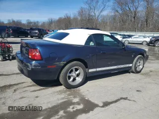 2002 Ford Mustang Deluxe with VIN 1FAFP44482F117034, listed as a Copart auction lot 50332965 with 95,923 mi miles and Salvage title. Bid and sale history available at DreamBid. Image 3.