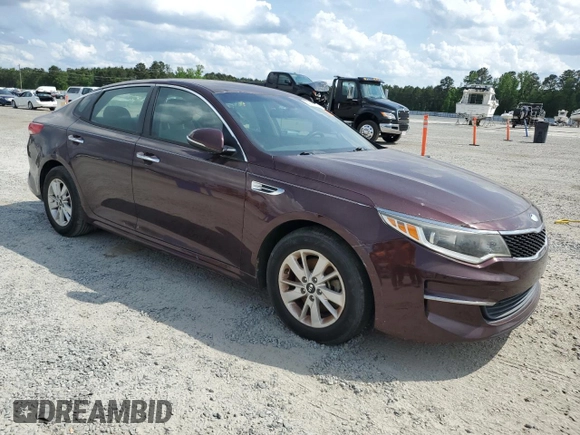 2018 Kia Optima LX with VIN 5XXGT4L3XJG182955, listed as a Copart auction lot 55645555 with 106,210 mi miles and Clean Title. Bid and sale history available at carsss.com. Image 4.
