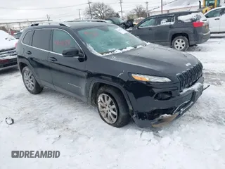 2018 Jeep Cherokee Limited with VIN 1C4PJMDB9JD564528, listed as a IAAI auction lot 41601139 with 110,711 mi miles. Bid and sale history available at carsss.com. Image 1.