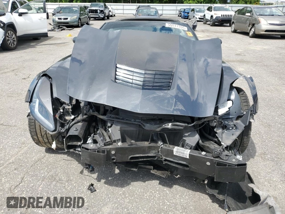 2017 Chevrolet Corvette Grand Sport 2LT with VIN 1G1YY2D71H5111730, listed as a Copart auction lot 55511355 with Not provided miles and Salvage title. Bid and sale history available at DreamBid. Image 5.