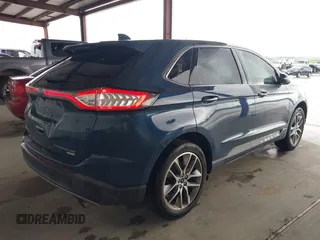 2016 Ford Edge Titanium with VIN 2FMPK3K92GBB76588, listed as a IAAI auction lot 40279879 with 116,293 mi miles. Bid and sale history available at carsss.com. Image 4.