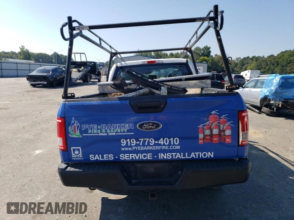 2017 Ford F-150 XL with VIN 1FTEX1CF3HFA50505, listed as a Copart auction lot 68996913 with 228,448 mi miles and Salvage Title. Bid and sale history available at carsss.com. Image 6.