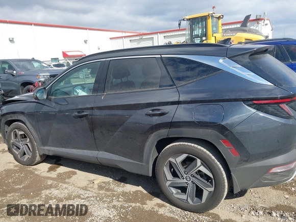2023 Hyundai Tucson Limited with VIN 5NMJE3AE5PH187294, listed as a IAAI auction lot 41389348 with 21,216 mi miles. Bid and sale history available at carsss.com. Image 14.