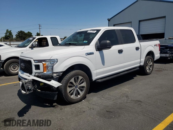 2019 Ford F-150 XL with VIN 1FTEW1E40KKD45039, listed as a Copart auction lot 62417335 with 105,479 mi miles and Clean title. Bid and sale history available at DreamBid. Image 1.