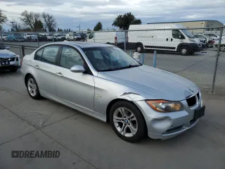 2008 BMW 3 Series 328i with VIN WBAVA37538NL48246, listed as a Copart auction lot 48487765 with 206,920 mi miles and Clean Title. Bid and sale history available at carsss.com. Image 4.