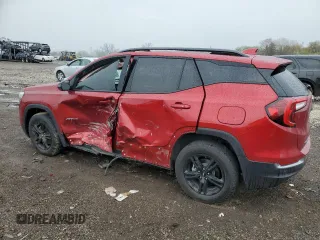 2024 GMC Terrain AT4 z VIN 3GKALYEG4RL219435, wystawiony jako Copart lot #54608085 z przebiegiem 59 572 mil mil oraz Szkoda całkowita • Salvage title. Historia ofert i sprzedaży dostępna na DreamBid. Obrazek 2.