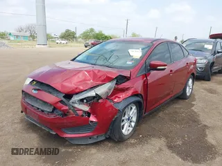 2015 Ford Focus SE with VIN 1FADP3F24FL323536, listed as a IAAI auction lot 41876148 with 221,050 mi miles. Bid and sale history available at carsss.com. Image 6.