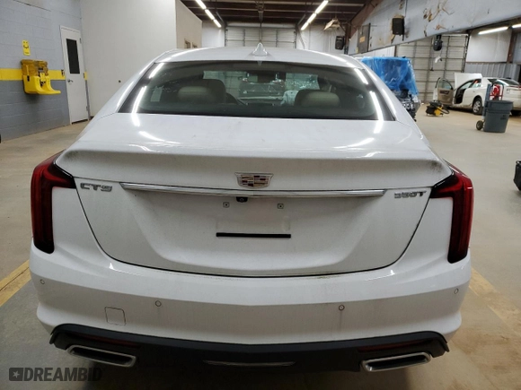 2022 Cadillac CT5 Premium Luxury with VIN 1G6DN5RK0N0118239, listed as a Copart auction lot 88037475 with 14,668 mi miles and Salvage Title. Bid and sale history available at carsss.com. Image 6.