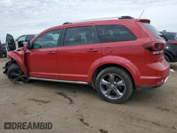 2015 Dodge Journey Crossroad with VIN 3C4PDCGG9FT517560, listed as a Copart auction lot 58935135 with 108,088 mi miles and Salvage title. Bid and sale history available at DreamBid. Image 2.