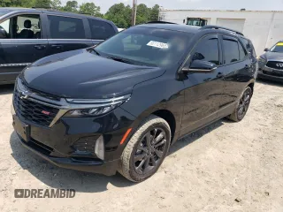 2023 Chevrolet Equinox RS с VIN 3GNAXWEGXPL177975, выставлен на аукционе Copart как лот 60112965 с пробегом 6 988 миль миль и Списание • Salvage title. История ставок и продаж доступна на DreamBid. Изображение 1.