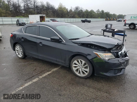 2018 Acura ILX Premium with VIN 19UDE2F76JA003162, listed as a Copart auction lot 55812335 with 60,266 mi miles and Salvage title. Bid and sale history available at DreamBid. Image 4.