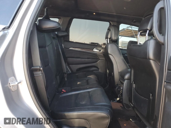 2018 Jeep Grand Cherokee Overland with VIN 1C4RJFCG8JC418368, listed as a Copart auction lot 50014005 with 34,287 mi miles and Salvage Title. Bid and sale history available at carsss.com. Image 10.