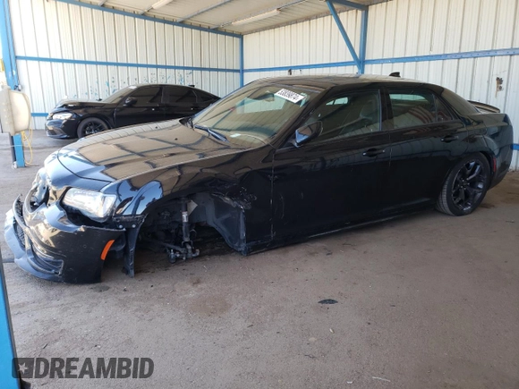 2021 Chrysler 300 with VIN 2C3CCABT5MH530519, listed as a Copart auction lot 53839874 with 81,242 mi miles and Salvage Title. Bid and sale history available at carsss.com. Image 1.