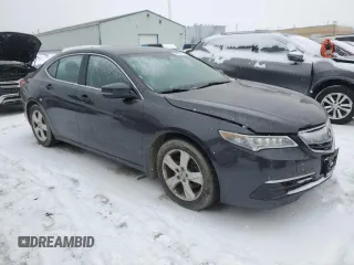 2015 Acura TLX with VIN 19UUB1F37FA800401, listed as a Copart auction lot 82857114 with 120,370 mi miles and Clean Title. Bid and sale history available at carsss.com. Image 4.