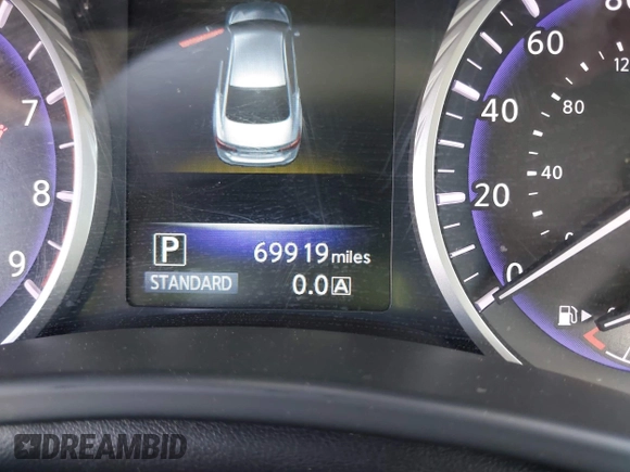 2017 Infiniti Q50 Premium with VIN JN1EV7AP1HM737470, listed as a IAAI auction lot 42542462 with 69,919 mi miles and . Bid and sale history available at DreamBid. Image 7.