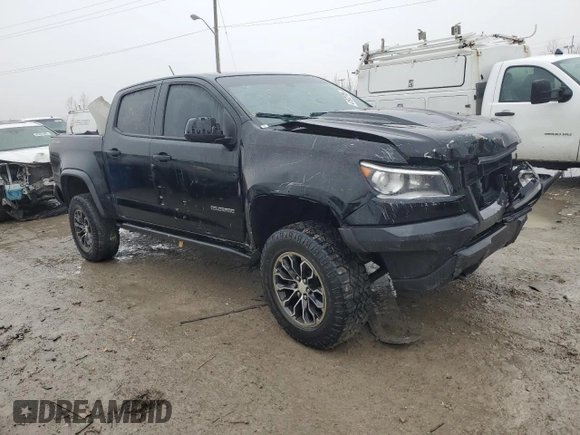 2018 Chevrolet Colorado 4WD ZR2 with VIN 1GCGTEEN2J1201465, listed as a Copart auction lot 41972705 with 0 mi miles and Salvage Title. Bid and sale history available at carsss.com. Image 4.