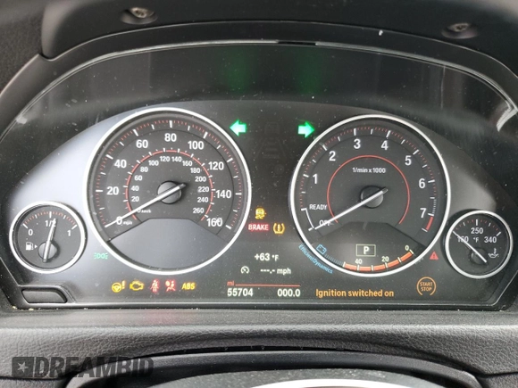 2021 BMW 4 Series 430i with VIN WBA4J1C57KBM15722, listed as a Copart auction lot 52690175 with 55,704 mi miles and Salvage Title. Bid and sale history available at DreamBid. Image 9.