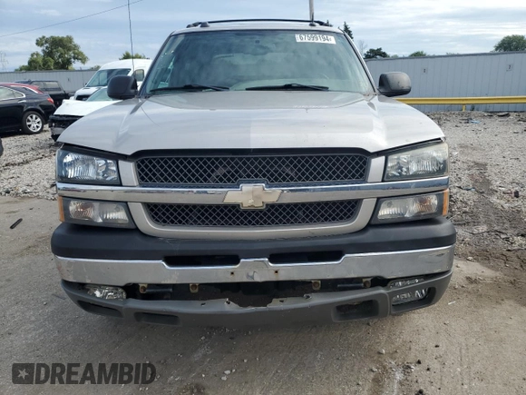 2004 Chevrolet Avalanche Z71 with VIN 3GNEK12T14G243631, listed as a Copart auction lot 67599194 with 142,422 mi miles and Clean Title. Bid and sale history available at carsss.com. Image 5.