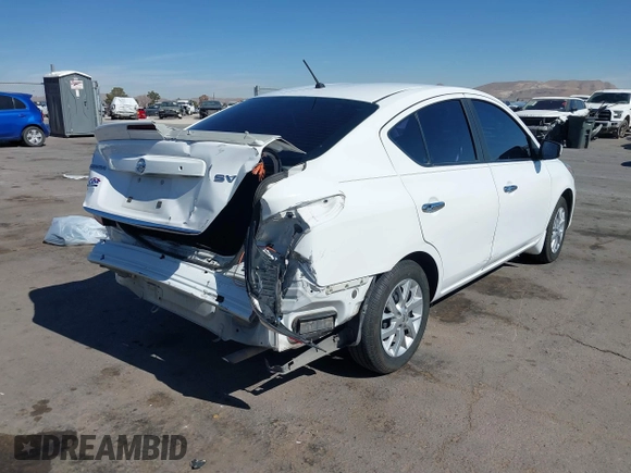2016 Nissan Versa SV with VIN 3N1CN7AP4GL908762, listed as a IAAI auction lot 41517642 with 87,115 mi miles and . Bid and sale history available at DreamBid. Image 4.