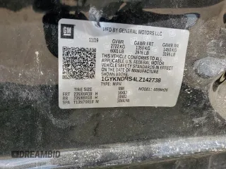 2020 Cadillac XT5 Premium Luxury AWD z VIN 1GYKNDRS4LZ142738, wystawiony jako Copart lot #61247675 z przebiegiem 60 353 mil mil oraz Szkoda całkowita • Salvage title. Historia ofert i sprzedaży dostępna na DreamBid. Obrazek 12.