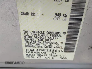 2016 Nissan Altima S with VIN 1N4AL3APXGC288696, listed as a IAAI auction lot 41209580 with 131,709 mi miles and . Bid and sale history available at carsss.com. Image 9.