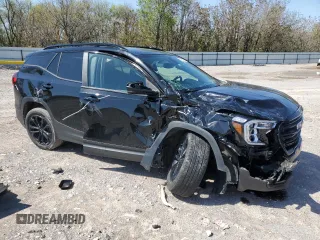 2022 GMC Terrain SLE z VIN 3GKALMEV0NL293548, wystawiony jako Copart lot #51982185 z przebiegiem 56 695 mil mil oraz Szkoda całkowita • Salvage title. Historia ofert i sprzedaży dostępna na DreamBid. Obrazek 4.