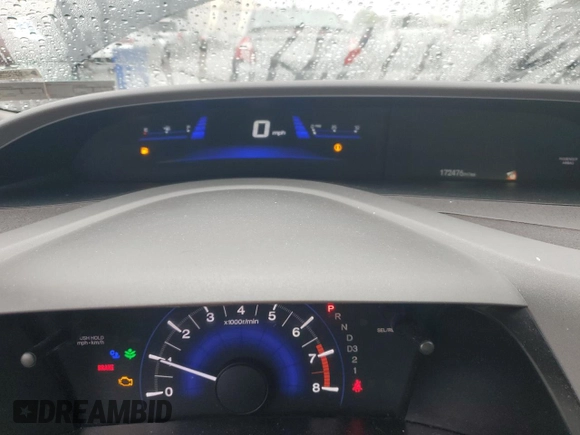 2012 Honda Civic LX z VIN 19XFB2F56CE375020, wystawiony jako Copart lot #61473855 z przebiegiem 172 476 mil mil oraz Szkoda całkowita • Salvage title. Historia ofert i sprzedaży dostępna na DreamBid. Obrazek 9.