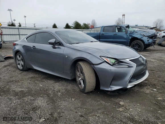 2015 Lexus RC 350 with VIN JTHSE5BC1F5004812, listed as a Copart auction lot 80574304 with 134,072 mi miles and Salvage Title. Bid and sale history available at carsss.com. Image 4.