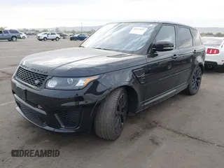 2016 Land Rover Range Rover Sport SVR with VIN SALWZ2EF2GA543128, listed as a IAAI auction lot 41157697 with 30,459 mi miles and . Bid and sale history available at DreamBid. Image 17.