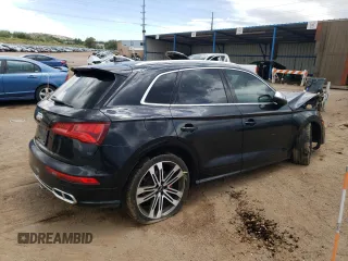 2018 Audi SQ5 Prestige with VIN WA1C4AFY3J2154299, listed as a Copart auction lot 58301164 with 74,770 mi miles and Salvage Title. Bid and sale history available at DreamBid. Image 3.