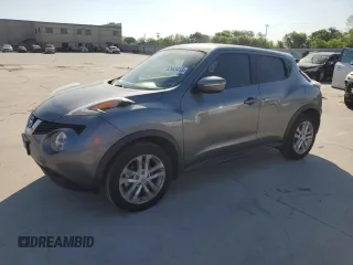 2015 Nissan Juke SV with VIN JN8AF5MR0FT512703, listed as a Copart auction lot 52983415 with 53,232 mi miles and Salvage Title. Bid and sale history available at carsss.com. Image 1.