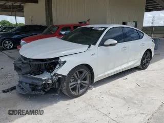 2024 Acura Integra Technology z VIN 19UDE4G75RA001361, wystawiony jako Copart lot #63838375 z przebiegiem 8 175 mil mil oraz Szkoda całkowita • Salvage title. Historia ofert i sprzedaży dostępna na DreamBid. Obrazek 1.