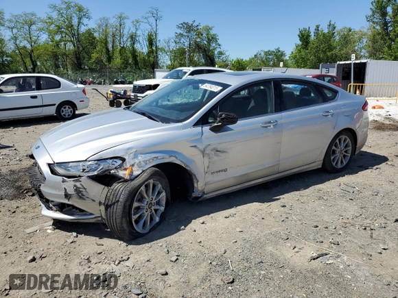 2017 Ford Fusion Hybrid SE with VIN 3FA6P0LU9HR234286, listed as a Copart auction lot 54794015 with 125,856 mi miles and Salvage title. Bid and sale history available at DreamBid. Image 1.