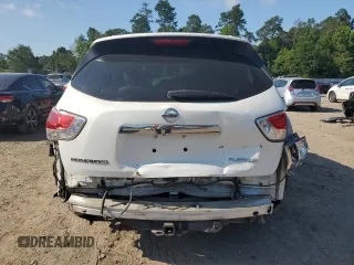 2014 Nissan Pathfinder SL with VIN 5N1AR2MN7EC682369, listed as a Copart auction lot 43632055 with 143,694 mi miles and Salvage Title. Bid and sale history available at DreamBid. Image 6.