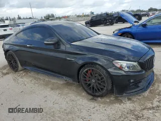 2020 Mercedes-Benz C 63 S AMG with VIN WDDWJ8HB1LF979739, listed as a Copart auction lot 47376075 with 73,271 mi miles and Salvage title. Bid and sale history available at DreamBid. Image 4.