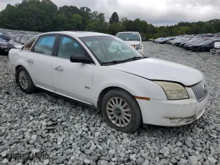 2008 Mercury Sable Premier with VIN 1MEHM42W98G604910, listed as a Copart auction lot 71080514 with 151,888 mi miles and Salvage Title. Bid and sale history available at carsss.com. Image 4.