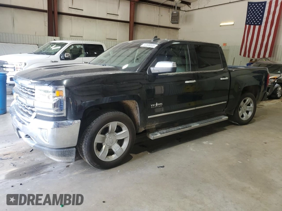 2017 Chevrolet Silverado 1500 LTZ with VIN 3GCPCSEC9HG339738, listed as a Copart auction lot 53599595 with 220,488 mi miles and Salvage Title. Bid and sale history available at DreamBid. Image 1.
