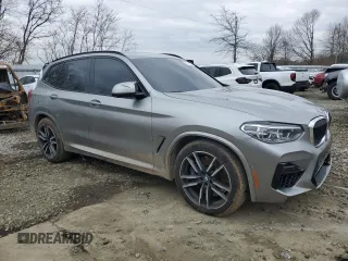 2020 BMW X3 M with VIN 5YMTS0C00L9B39865, listed as a Copart auction lot 87419774 with 36,430 mi miles and Salvage Title. Bid and sale history available at carsss.com. Image 4.