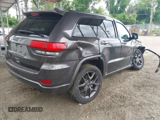 2021 Jeep Grand Cherokee 80th Anniversary with VIN 1C4RJFBG2MC612416, listed as a IAAI auction lot 42457040 with 35,441 mi miles and . Bid and sale history available at DreamBid. Image 4.