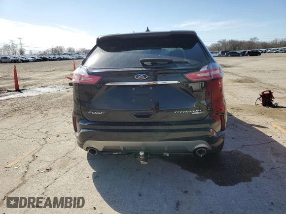 2020 Ford Edge Titanium with VIN 2FMPK4K99LBB44804, listed as a Copart auction lot 49007665 with 63,213 mi miles and Salvage Title. Bid and sale history available at carsss.com. Image 6.