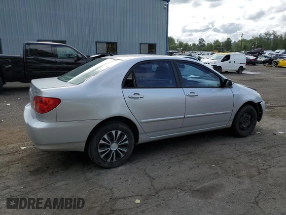 2005 Toyota Corolla CE with VIN 1NXBR32E25Z513898, listed as a Copart auction lot 57679695 with 189,869 mi miles and Salvage title. Bid and sale history available at DreamBid. Image 3.