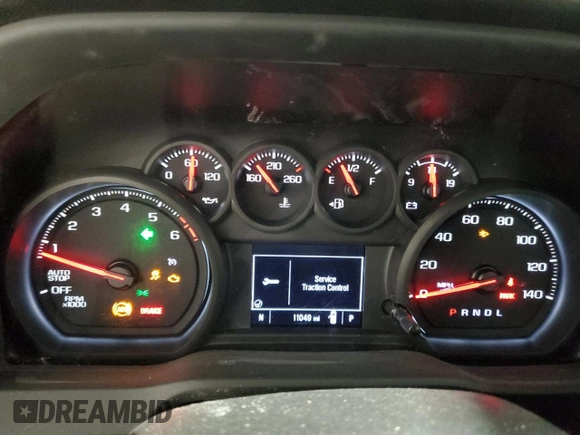 2024 Chevrolet Silverado 1500 Work Truck with VIN 3GCNAAED5RG363889, listed as a Copart auction lot 54068625 with 11,049 mi miles and Clean Title. Bid and sale history available at carsss.com. Image 9.