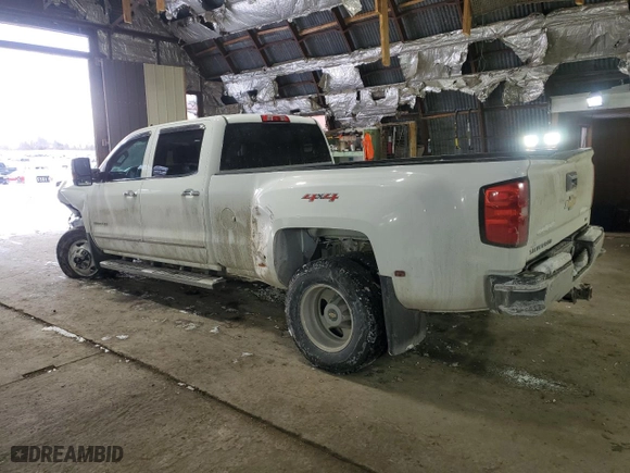 2016 Chevrolet Silverado 3500HD LTZ with VIN 1GC4K0C88GF116650, listed as a Copart auction lot 41749595 with 104,088 mi miles and Salvage Title. Bid and sale history available at carsss.com. Image 2.
