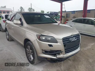 2009 Audi Q7 with VIN WA1AY74L99D023707, listed as a IAAI auction lot 41649568 with 166,968 mi miles. Bid and sale history available at carsss.com. Image 1.