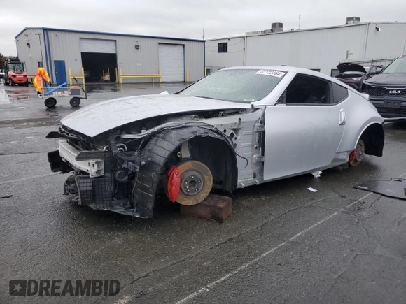 2017 Nissan 370Z Touring with VIN JN1AZ4EH1HM950052, listed as a Copart auction lot 82122764 with 0 mi miles and Non Repairable. Bid and sale history available at carsss.com. Image 1.
